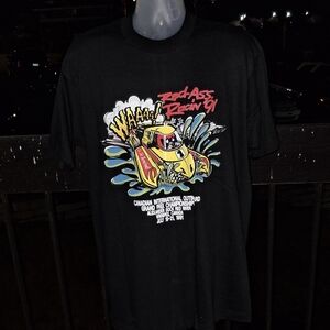 Vintage '91 Single Stitch Canadian Int Cigarette Boat Racing T-shirt Sz XL